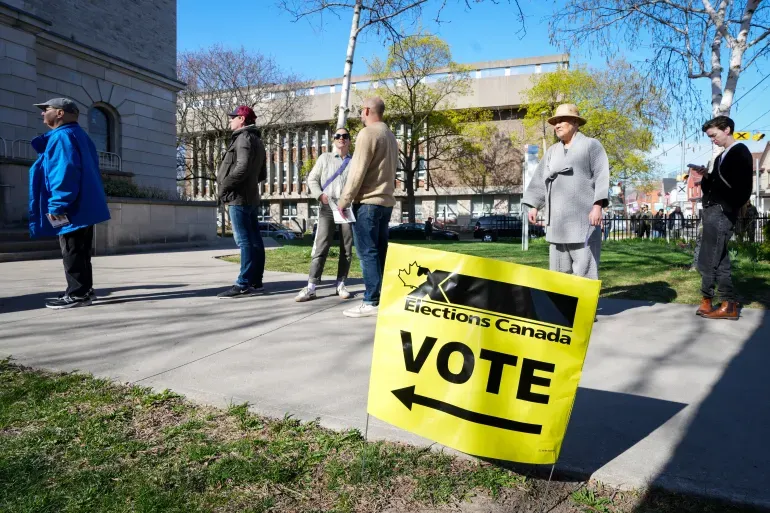 canadians vote in pivotal election
